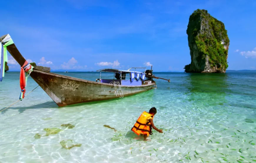 4 Islands Day Tour by Longtail Boat from Krabi