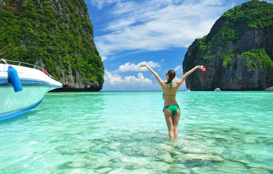 4 Islands Day Tour by Speed Boat from Krabi