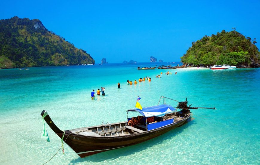 4 Islands Day Tour by Longtail Boat from Krabi