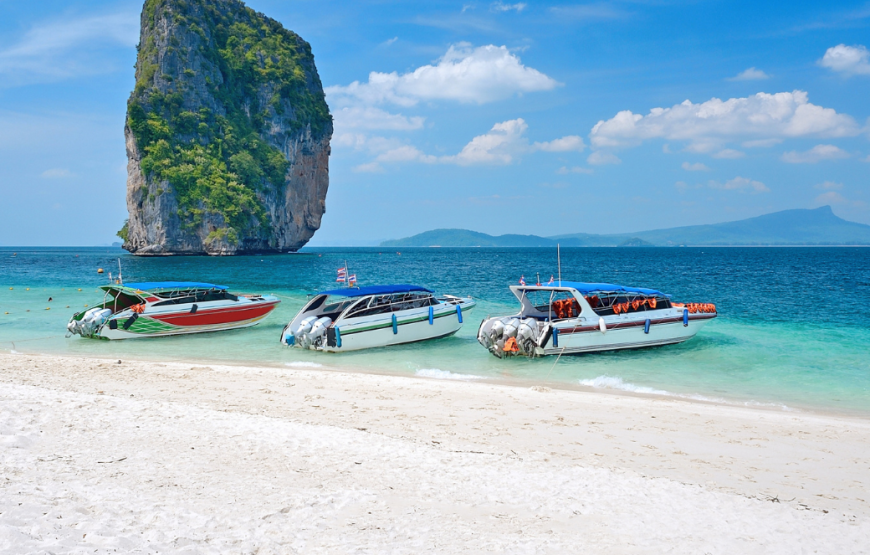 4 Islands Day Tour by Speed Boat from Krabi