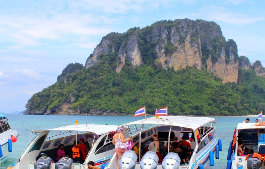 4 Islands Day Tour by Speed Boat from Krabi