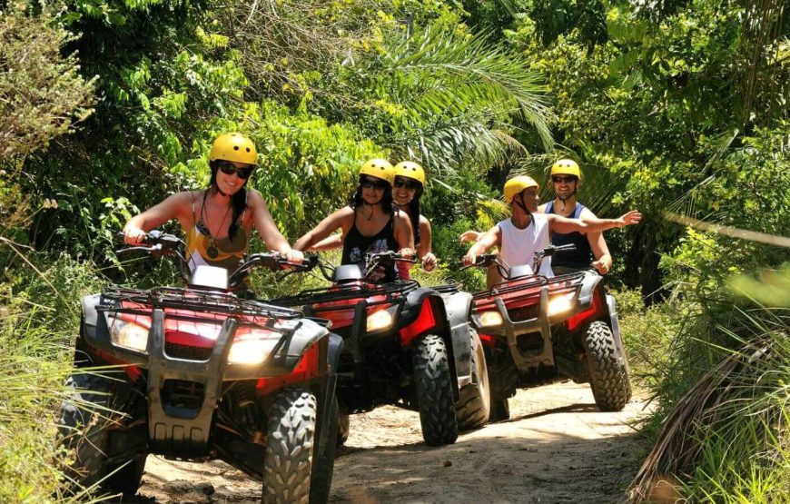 5KM Rafting, Zipline and ATV Adventure , Monkey Cave Tour from Phuket