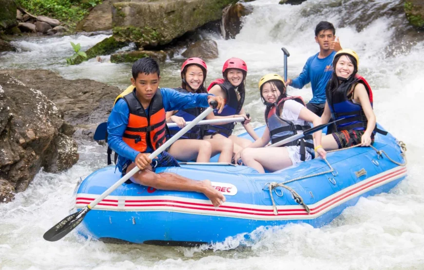 5KM Rafting, Zipline and ATV Adventure , Monkey Cave Tour from Phuket