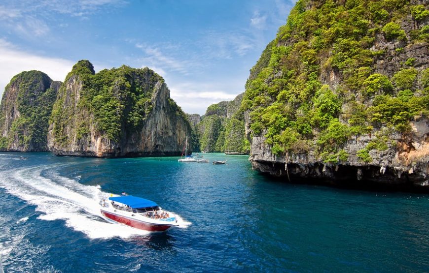 4 Islands Day Tour by Speed Boat from Krabi